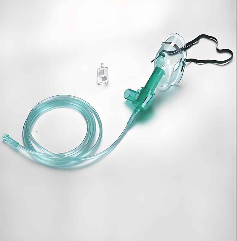 Venturi nebulizer mask with oxygen diluter jets